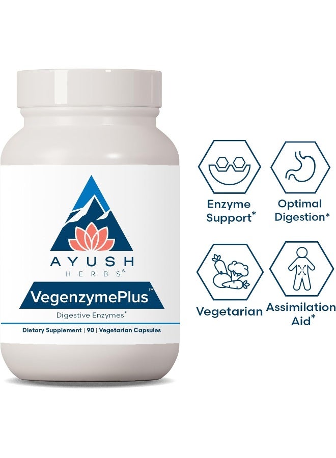 Ayush Herbs - Vegenzyme 90 vcaps [Health and Beauty] - Image 2